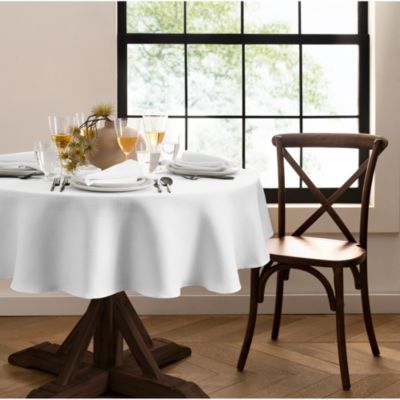 Laurel Solid Texture Water and Stain Resistant Table Linen Collection
