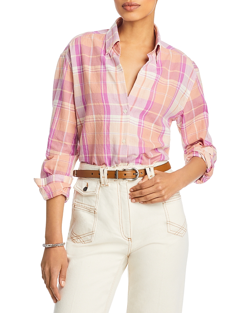 Vanessa Bruno Druyat Cotton Plaid Shirt