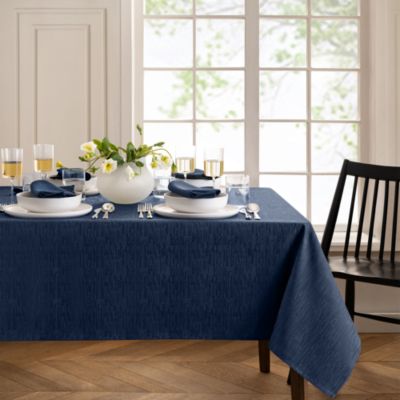 Continental Solid Texture Water and Stain Resistant Tablecloth, 60" x 144"