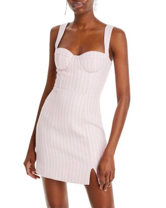 AQUA Checked Bustier Mini Dress - 100% Exclusive Back to results - Women - Bloomingdale's