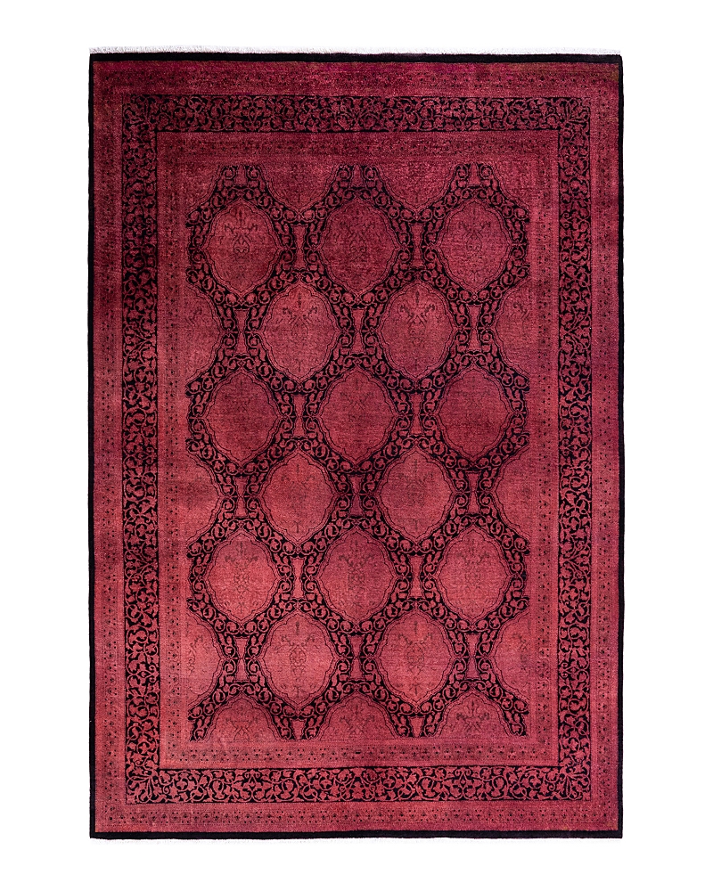 Bloomingdale's Fine Vibrance M1598 Area Rug, 6' X 8'9 In Black