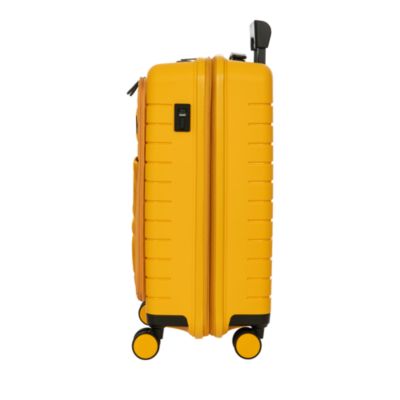 By Ulisse 21" Expandable Carry On Spinner Suitcase with Pocket