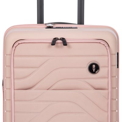 By Ulisse 21&amp;quot; Expandable Carry On Spinner Suitcase with Pocket