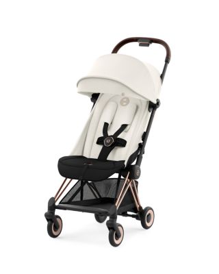 COYA Compact Lightweight Travel Ready Stroller in Rose Gold 