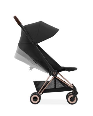 COYA Compact Lightweight Travel Ready Stroller in Rose Gold 