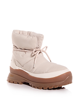 Stella Mccartney Women's Trace Quilted Cold Weather Boots In Beige
