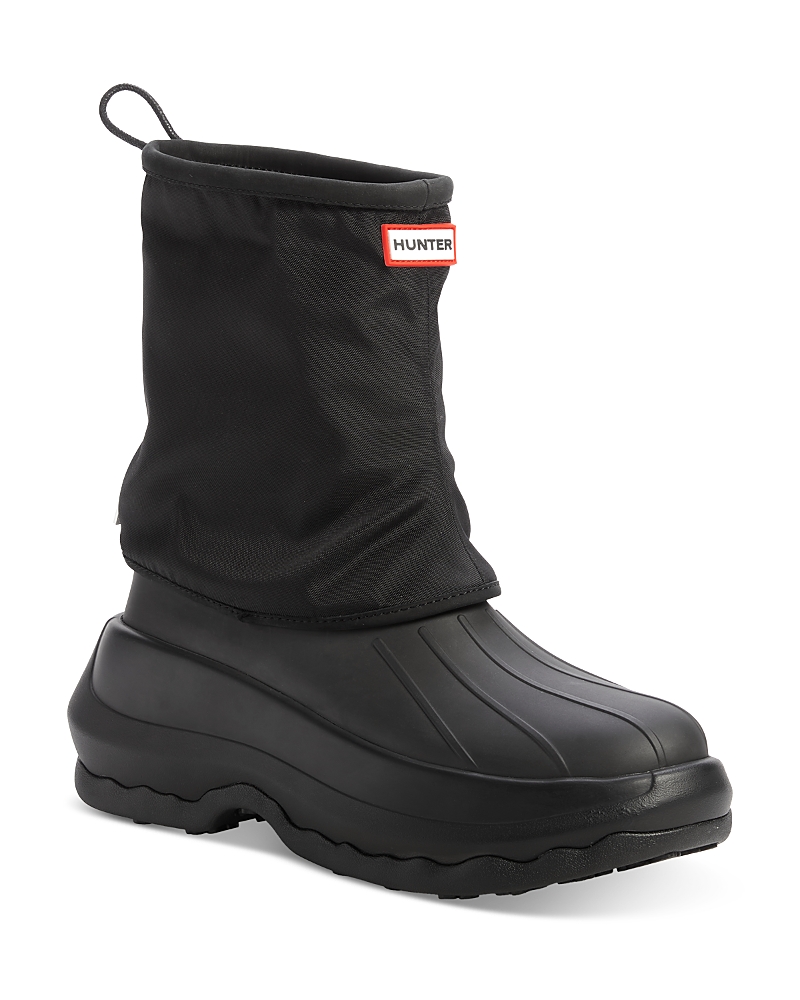 Kenzo X Hunter Men's Fleece-lined Lace-up Snow Boots With Removable Gaiter In Black