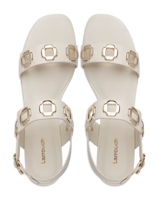 Women's Milan Ankle Strap Embellished Slingback Sandals