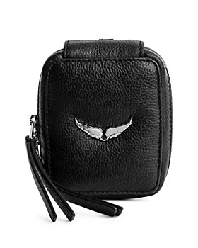 Zadig & Voltaire - Swing Your Wings Leather Zip Pouch