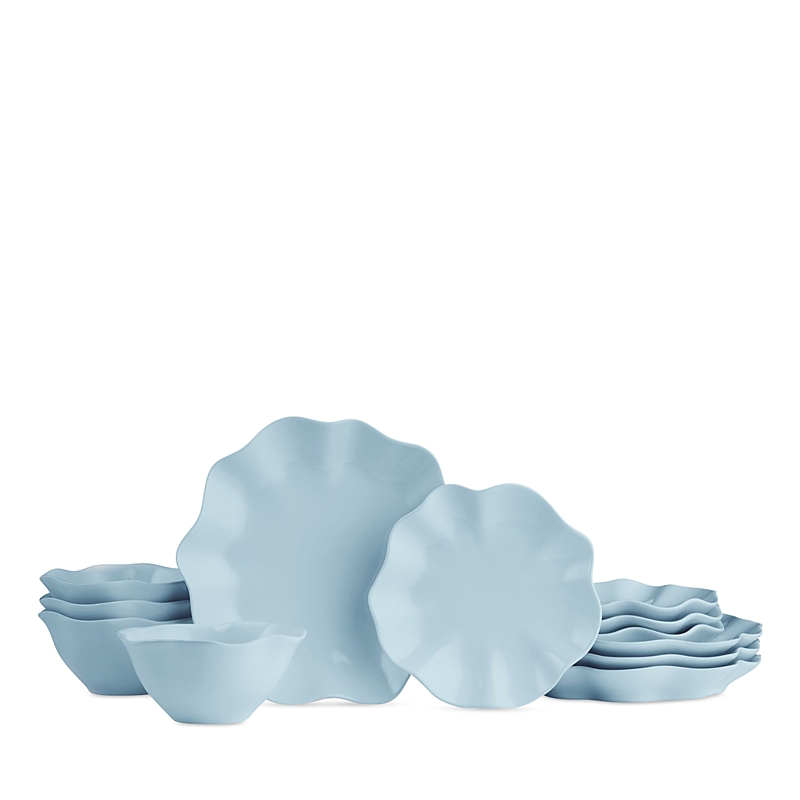 Portmeirion Sophie Conran Floret 12 Piece Set, Service For 4 In Blue