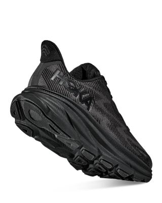 Men's Clifton 9 Running Sneakers in All Black