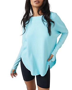 Free People Simply Layer Top In Blue Glow