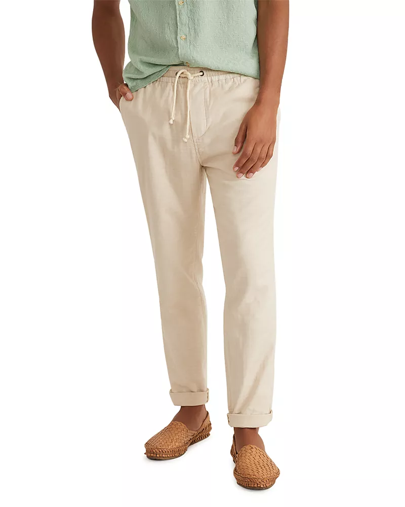 Marine Layer Saturday Cotton Stretch Standard Fit Beach Pants