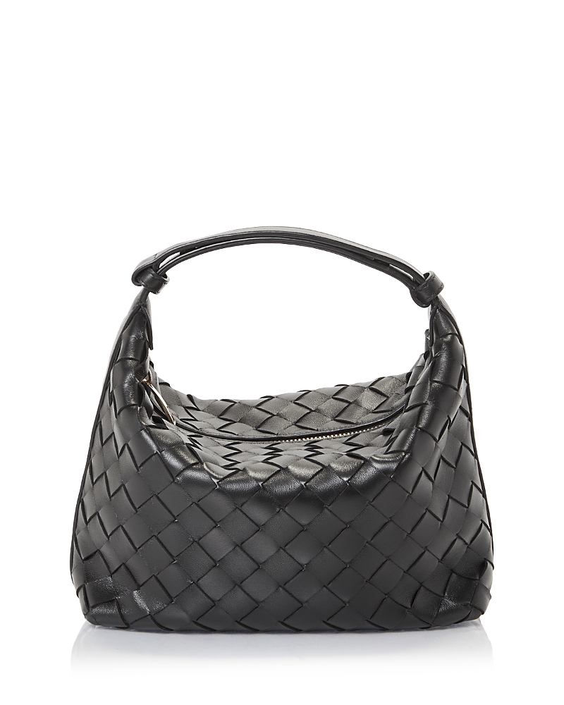 Bottega Veneta Mini Wallace Intrecciato Leather Top Handle Bag