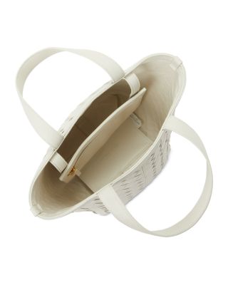 Small Flip Flap Intrecciato Leather Shoulder Bag