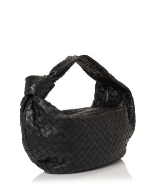 Small Jodie Intrecciato Leather Top Handle Bag