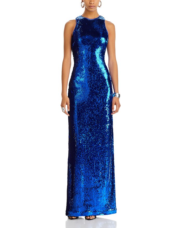 HALSTON Hasia Sequined Gown | Bloomingdale's