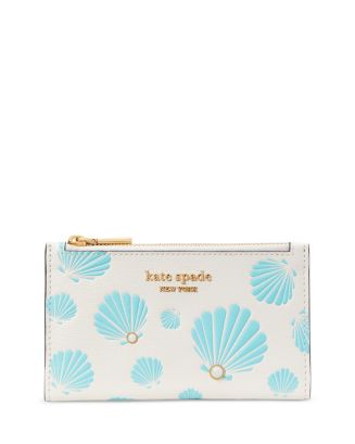 kate spade new york Morgan Seashell Embossed Saffiano Leather Slim ...