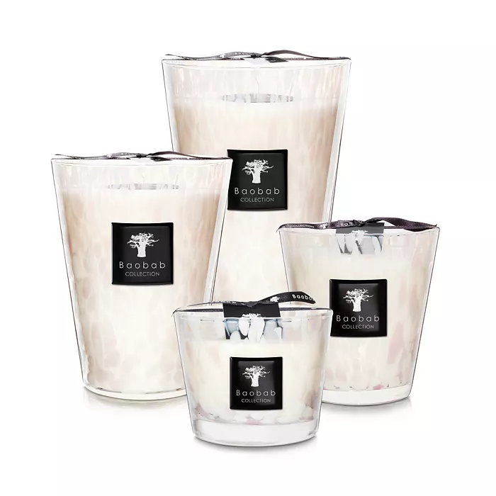 Baobab White Pearls Candle (60 Hour Burn Time)