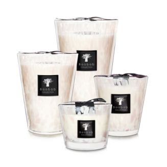 Baobab Collection White Pearls Candle | Bloomingdale's