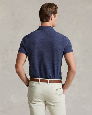 Custom Slim Fit Mesh Polo Shirt