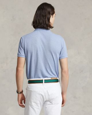 Custom Slim Fit Mesh Polo Shirt