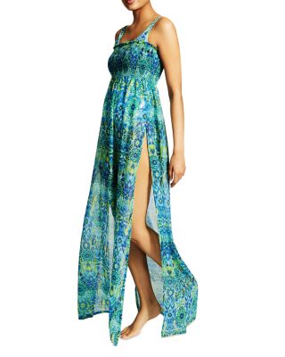 chinese dress ladies Matthew Williamson Runaway Printed parachute-silk maxi dress gown Ladi   Afashionistastore