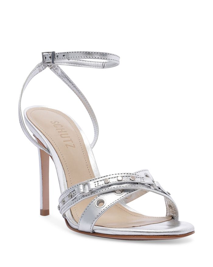 SCHUTZ Women's Patrizia Embellished High Heel Sandals | Bloomingdale's