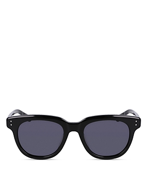 Shop Shinola Monster Modified Square Sunglasses, 51mm In Black/gray Solid