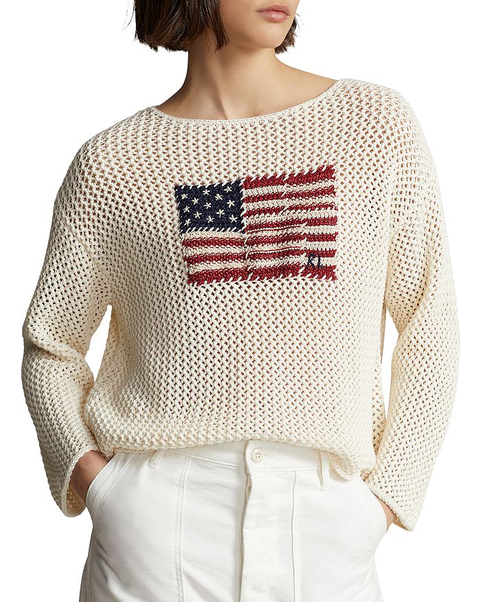 Ralph Lauren American Flag Sweater | Bloomingdale's