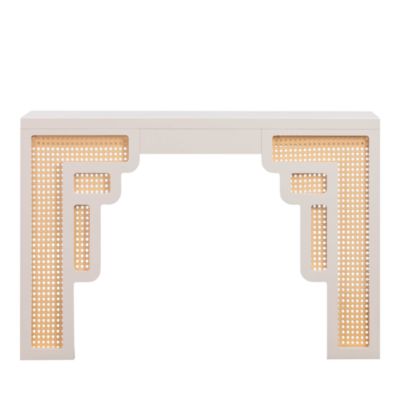 Suzie & Rattan Console Table