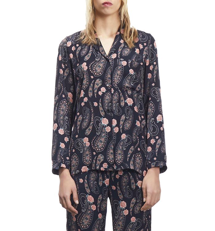 The Kooples Printed Pajama Style Shirt | Bloomingdale's