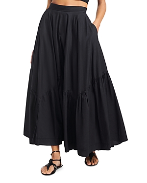 Vanessa Bruno Astree Pull On Maxi Skirt In Black