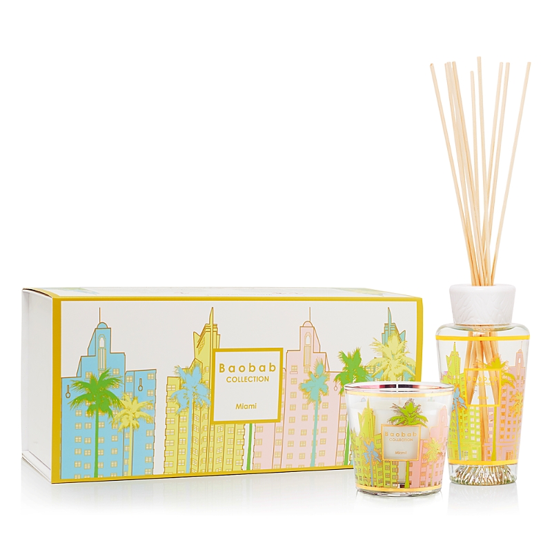 Baobab Collection My First Baobab Miami Candle & Diffuser Set Usd $135 Value