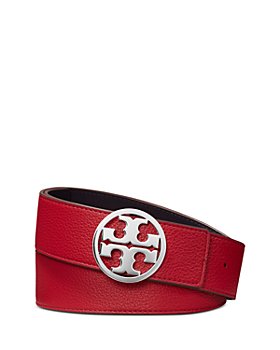 Red Leather Designer Belts, Designer Womens Belts Red