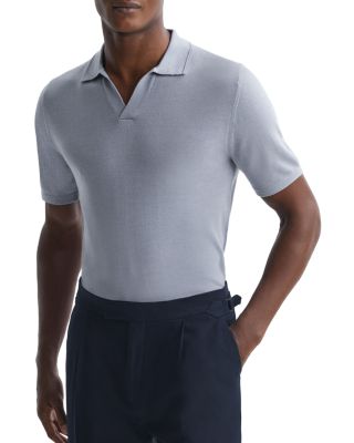 Duchie Short Sleeve Open Collar Merino Polo Shirt