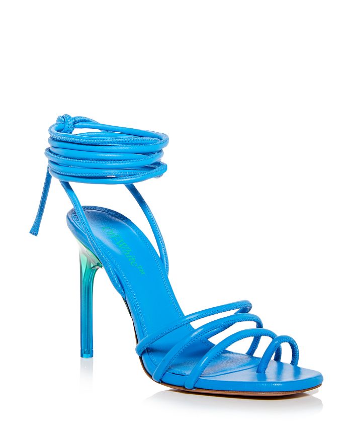 Off-White Women's Plexi Strappy High Heel Sandals | Bloomingdale's