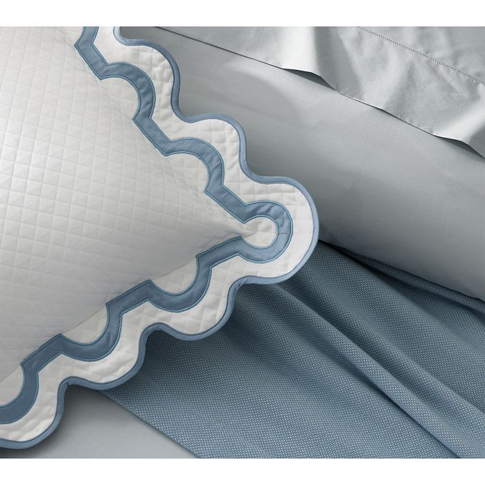 Matouk Mirasol Matelasse Coverlet, King In Hazy Blue