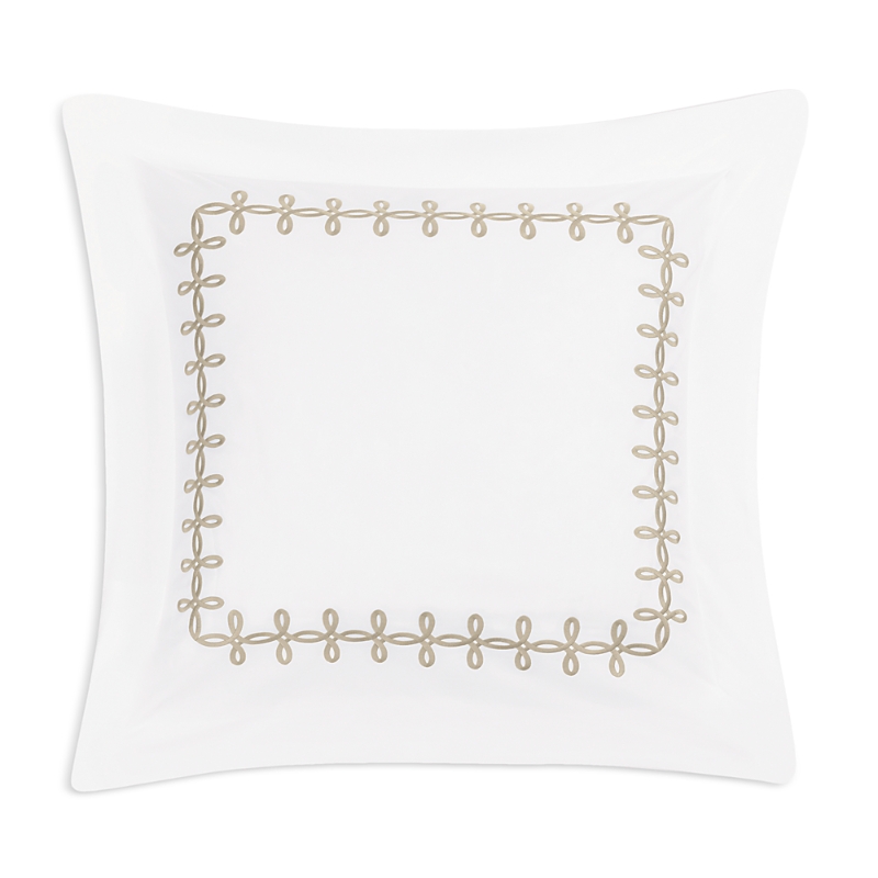 Matouk Gordian Knot Percale Euro Sham In Truffle