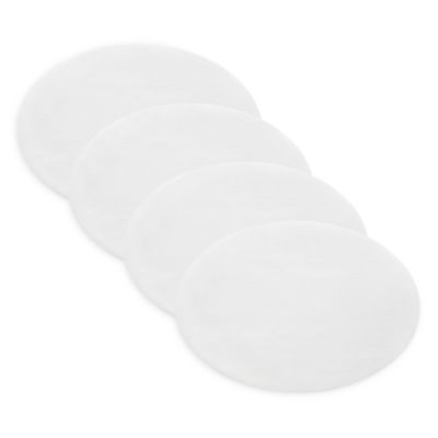 Manufacture Rock Oval Faux Leather Reversible Placemat, Set of 4