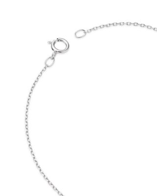 Diamond Circle Bracelet in 14K White Gold, 0.08 tcw