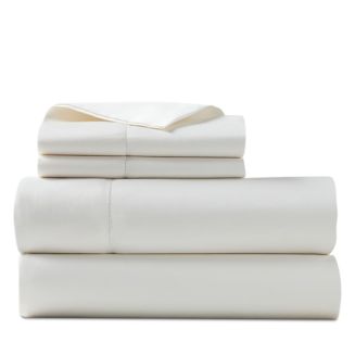 Ralph Lauren Organic Sateen Fitted Sheet, Queen Studio White | Bloomingdale's