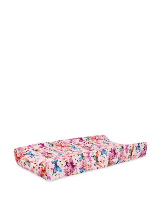 Posh Peanut Girls' Watercolor Butterfly Changing Pad Cover - Baby