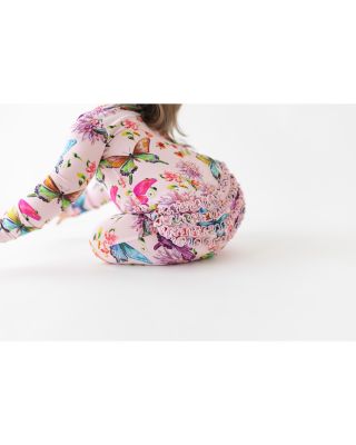 Girls' Butterfly Zip Front Footed Coverall - Baby