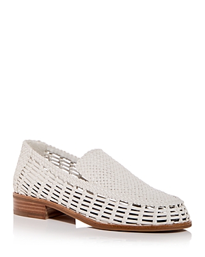 Shop Rag & Bone Rag And Bone Women's Sid Woven Loafers In Antique White