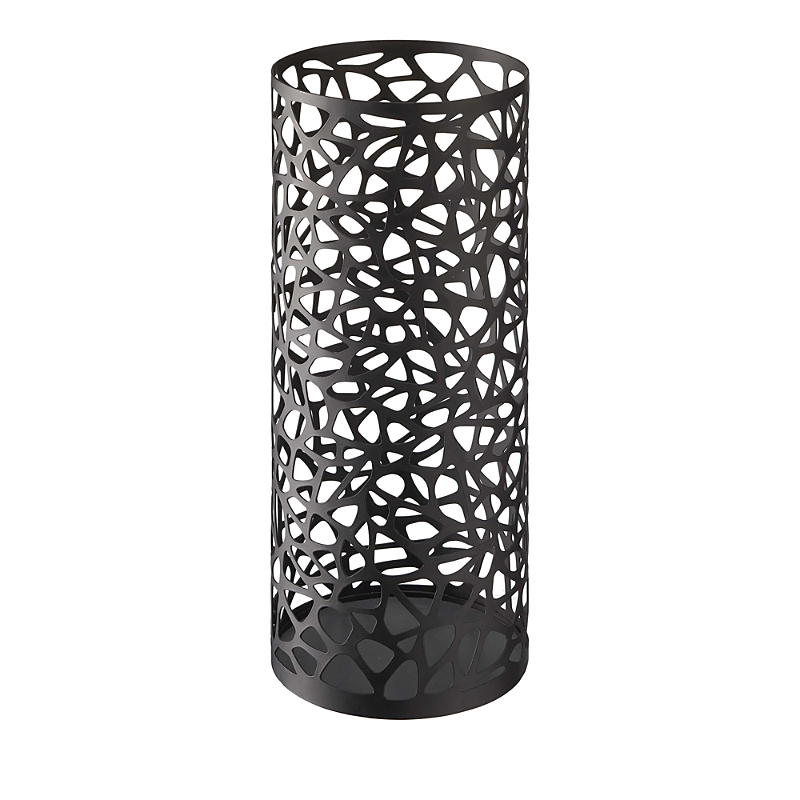 Yamazaki Nest Round Umbrella Stand In Black