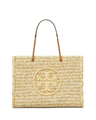 【関税&送料込】Tory Burch Black Raffia Large Ella Shopping Tory Burch - Ella raffia tote bag black - The Corner