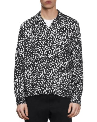 The Kooples - Grunge Print Long Sleeve Button Front Shirt