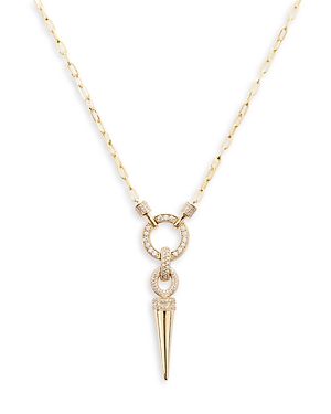 Bloomingdale's Diamond Spike Pendant Necklace in 14K Yellow Gold, 1.0 ct. t.w.