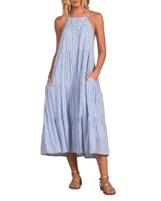 Elan - Tiered Halter Maxi Dress